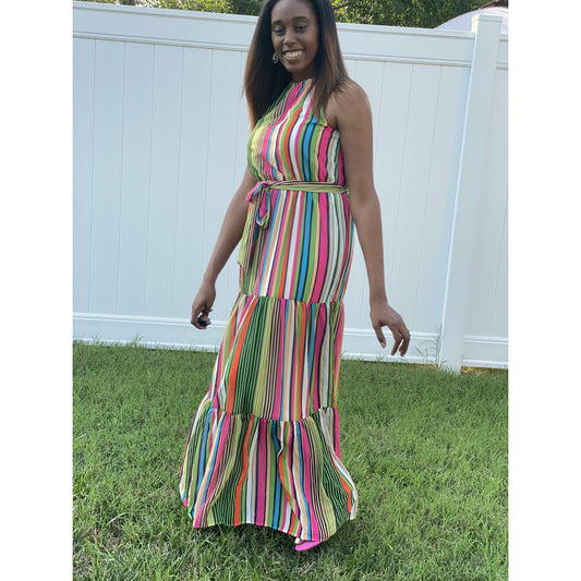 Women's Colorful Maxi Dress 