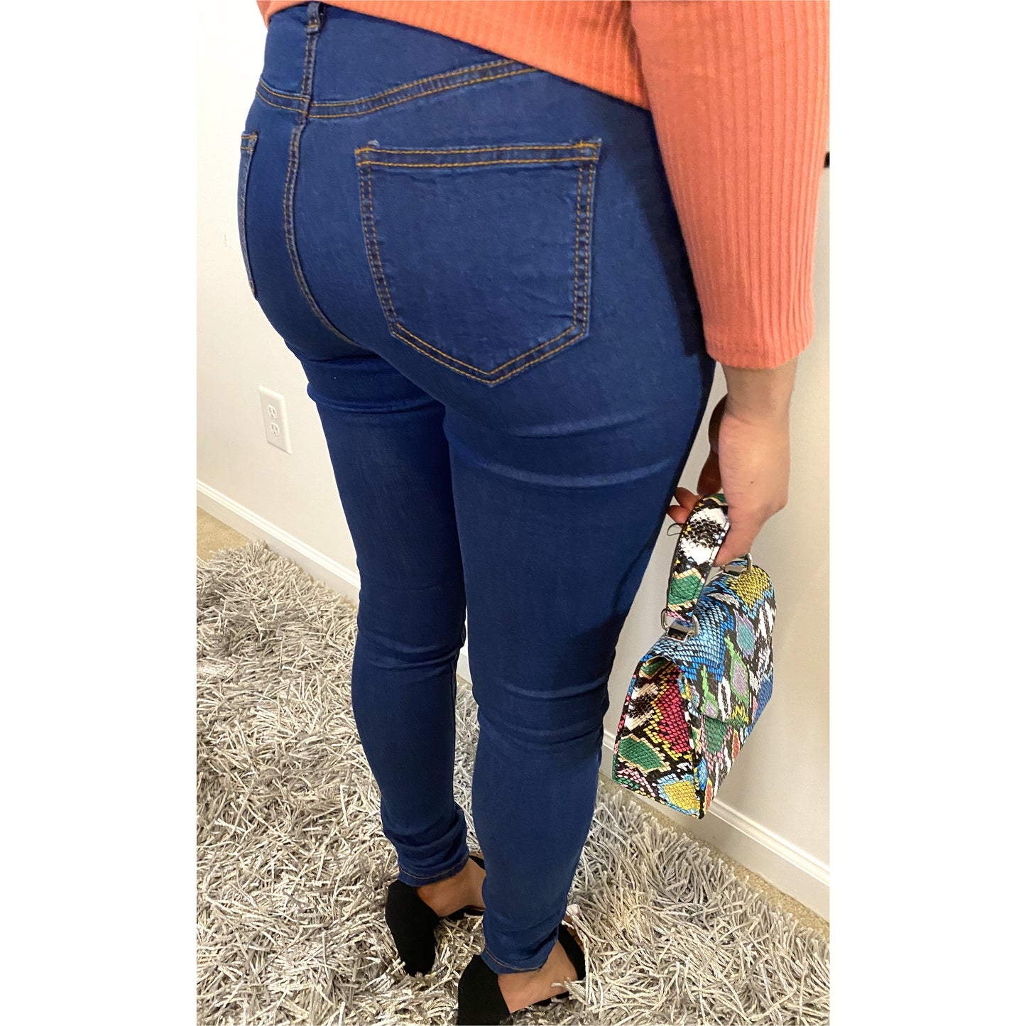 High Rise Super Skinny Jeans - Bottoms