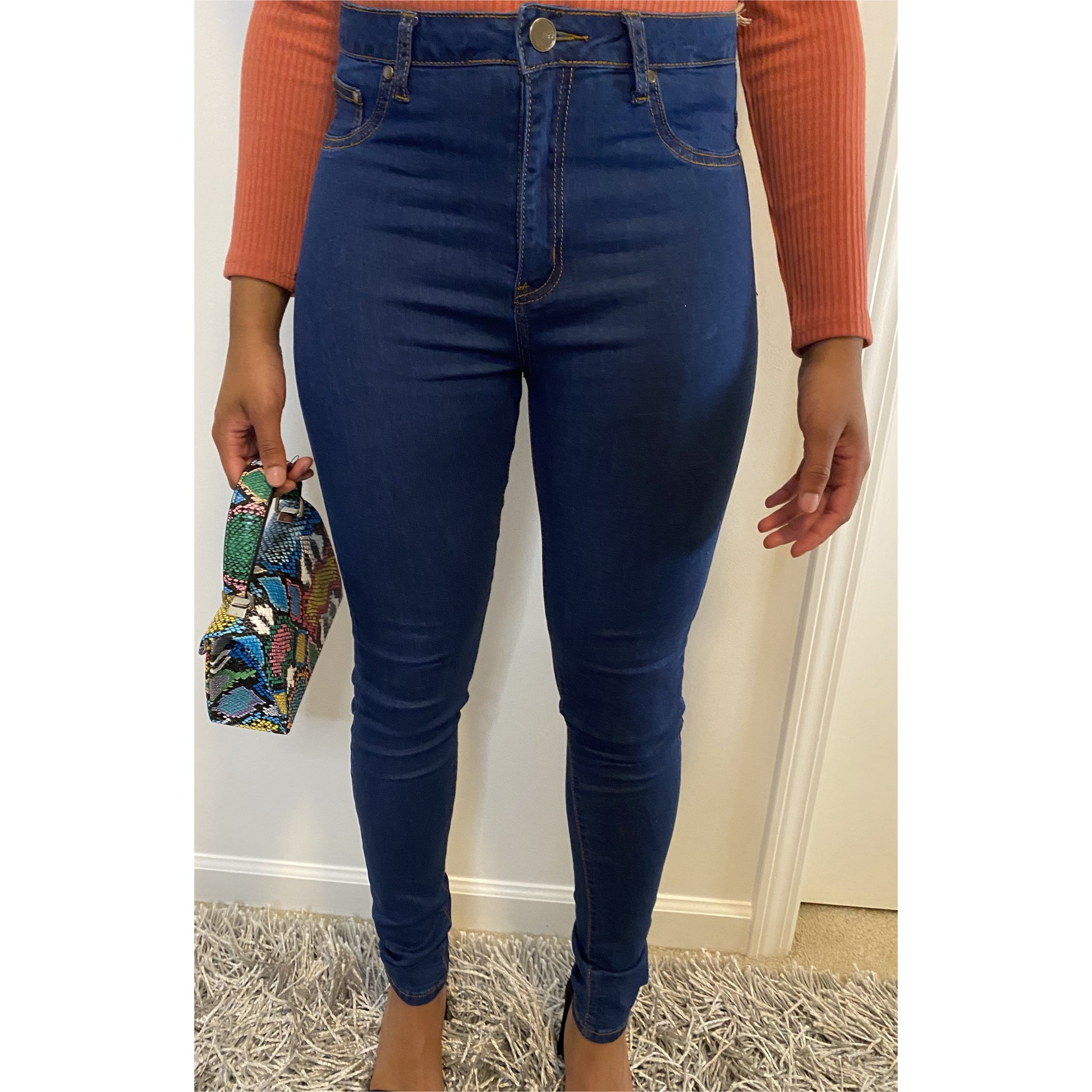 High Rise Super Skinny Jeans - Bottoms